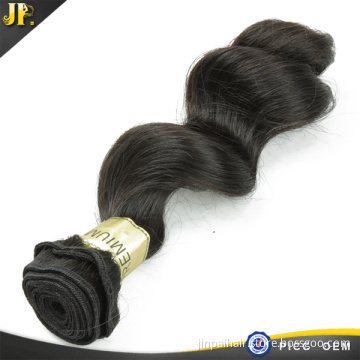 factory directly sale of loose wave natural color virgin hair weft